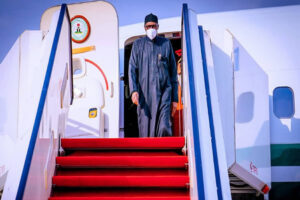 Buhari returns to Abuja from London